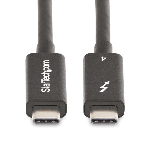 StarTech.com A40G2MB-TB4-CABLE Thunderbolt cable 78.7" (2 m) 40 Gbit/s Black