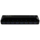 StarTech.com ST103008U2C interface hub USB 3.2 Gen 1 (3.1 Gen 1) Type-B 5000 Mbit/s Black