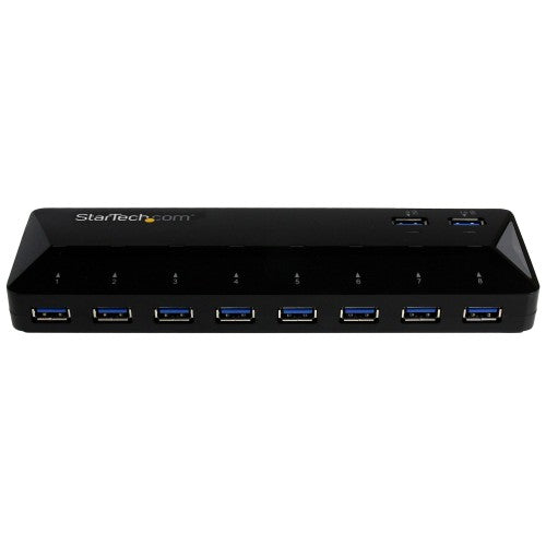 StarTech.com ST103008U2C interface hub USB 3.2 Gen 1 (3.1 Gen 1) Type-B 5000 Mbit/s Black