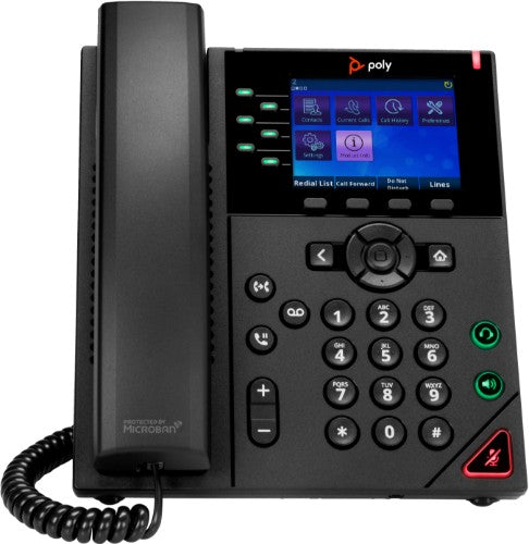 HP Poly Poly OBi VVX 350 6-Line IP Phone and PoE-enabled
