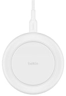 Belkin BoostCharge Headphones, Smartphone White USB Wireless charging Fast charging Indoor