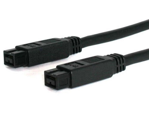 StarTech.com 10 ft 1394b Firewire Cable 9-9 Pin M-M 120.1" (3.05 m) Black