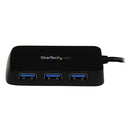 StarTech.com ST4300MINU3B interface hub USB 3.2 Gen 1 (3.1 Gen 1) Type-A 5000 Mbit/s Black