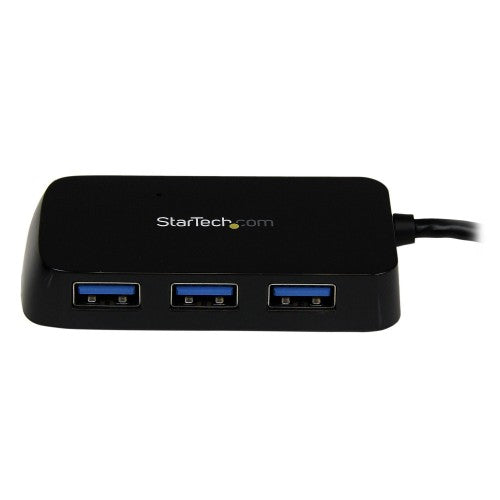 StarTech.com ST4300MINU3B interface hub USB 3.2 Gen 1 (3.1 Gen 1) Type-A 5000 Mbit/s Black
