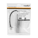 Rocstor Y10A338-S1 interface hub USB Type-C 10000 Mbit/s Black, Silver