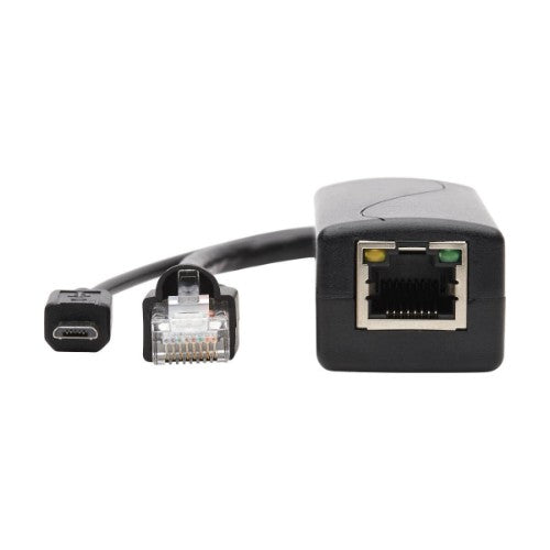 Tripp Lite NPOE-SPL-G-5VMU cable gender changer RJ-45 RJ-45, Micro-USB Type-B Black