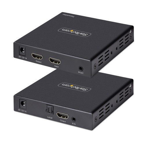 StarTech.com 4K70IC-EXTEND-HDMI AV extender AV transmitter & receiver Black