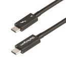 StarTech.com TBLT4MM50CM Thunderbolt cable 19.7" (0.5 m) 40 Gbit/s Black