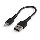 StarTech.com RUSBLTMM15CMB mobile phone cable Black 5.91" (0.15 m) USB A Lightning