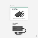 Plugable Technologies UGA-HDMI-2S USB graphics adapter 1920 x 1080 pixels Black
