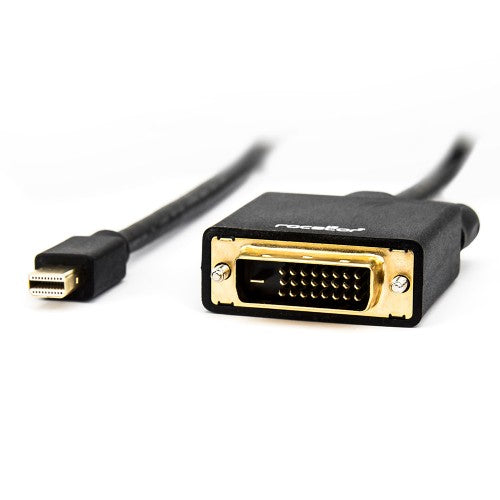 Rocstor Y10C164-B1 video cable adapter 70.9" (1.8 m) Mini DisplayPort DVI-D Black