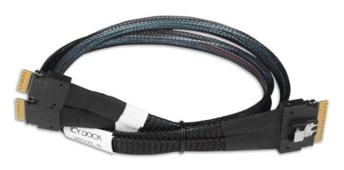 Icy Dock MB306L-B Serial Attached SCSI (SAS) cable 19.7" (0.5 m) Black