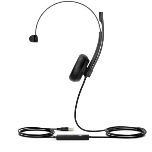 Yealink UH34 Mono Teams Headset Wired Head-band Office/Call center USB Type-A Black