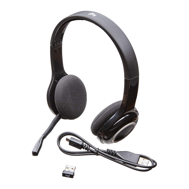 Logitech H600 - Over-The-Head Wireless Headset (981-000341)