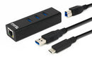 Plugable Technologies USB 3.0 Wired USB 3.2 Gen 1 (3.1 Gen 1) Type-B Black