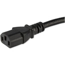 StarTech.com PXTR10110 power cable Black 118.1" (3 m) NEMA 5-15P C13 coupler