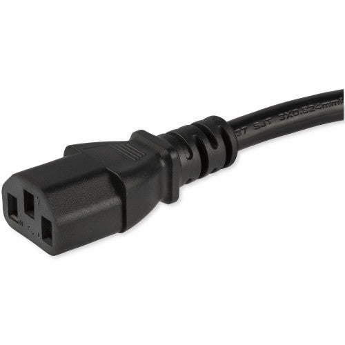 StarTech.com PXTR10110 power cable Black 118.1" (3 m) NEMA 5-15P C13 coupler