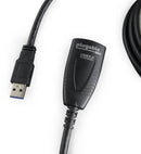 Plugable Technologies USB3-5M-D USB cable 196.9" (5 m) USB 3.2 Gen 1 (3.1 Gen 1) USB A Black