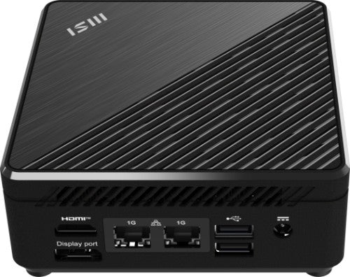 MSI Cubi N ADL 048US Intel® N N100 4 GB DDR4-SDRAM 128 GB SSD Windows 11 Pro Mini PC Black