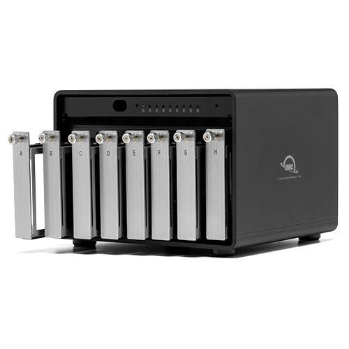 OWC ThunderBay 8 HDD/SSD enclosure Black 2.5/3.5"