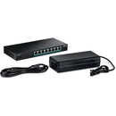 Trendnet TPE-BG380 network switch Unmanaged 2.5G Ethernet (100/1000/2500) Power over Ethernet (PoE) Black