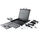 StarTech.com RKCONS1701 rack console 17" 1280 x 1024 pixels Steel 1U