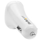 StarTech.com USB2PCARWHS mobile device charger Universal White Cigar lighter Auto