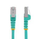 StarTech.com NLAQ-7F-CAT6A-PATCH networking cable Aqua color 82.7" (2.1 m) S/FTP (S-STP)