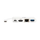 Tripp Lite U444-06N-H4GU-C USB graphics adapter 3840 x 2160 pixels White