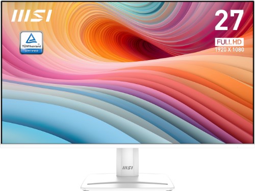 MSI Pro MP275W E2 computer monitor 27" 1920 x 1080 pixels Full HD LED White