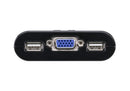 ATEN CS22U KVM switch Black