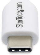 StarTech.com USB2CC1MNCWHE USB cable USB 2.0 39.4" (1 m) USB C White