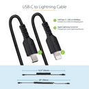 StarTech.com RUSB2CLT50CMBC lightning cable 19.7" (0.5 m) Black
