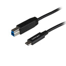 StarTech.com USB31CB1M USB cable USB 3.2 Gen 2 (3.1 Gen 2) 39.4" (1 m) USB C USB B Black