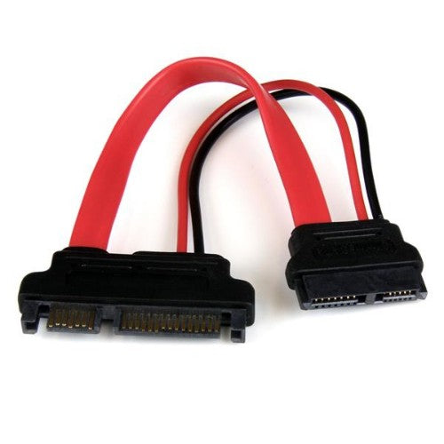 StarTech.com SLSATAADAP6 SATA cable 6" (0.152 m) Slimline SATA 13 pin SATA 7+15 pin Red
