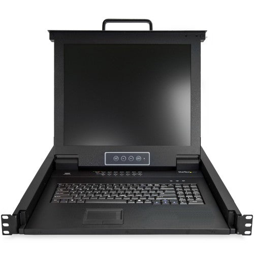 StarTech.com RKCONS1716K rack console 17" 1280 x 1024 pixels Steel Black 1U