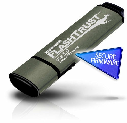 iStorage Kanguru FlashTrust USB flash drive 512 GB USB Type-A 3.2 Gen 1 (3.1 Gen 1) Green