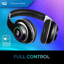 Adesso Xtream P500 Headset Wired & Wireless Head-band Calls/Music Bluetooth Black, Silver