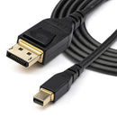 StarTech.com DP14MDPMM1MB DisplayPort cable 39.4" (1 m) Mini DisplayPort Black