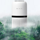 MIKO Air Purifier for Bedroom with 3-in-1 HEPA Filter & Sleep Mode, Whisper Quiet, Covers Up to 1200 ft, Smart Wi-Fi App Control - Removes Smoke, Allergens, Pets Hair, Dust, Odors, Pollutants