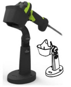 Zebra STND-AS0036-07 holder Passive holder Barcode scanner Black