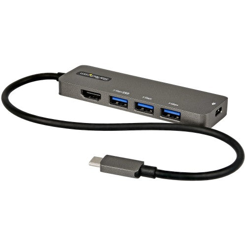 StarTech.com DKT30CHPD3 laptop dock/port replicator USB 3.2 Gen 1 (3.1 Gen 1) Type-C Black, Gray