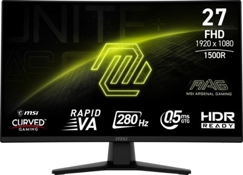 MSI MAG 274CXF computer monitor 27" 1920 x 1080 pixels Full HD Black