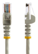 StarTech.com 3 ft Gray Snagless Category 5e (350 MHz) UTP Patch Cable networking cable 35.8" (0.91 m)