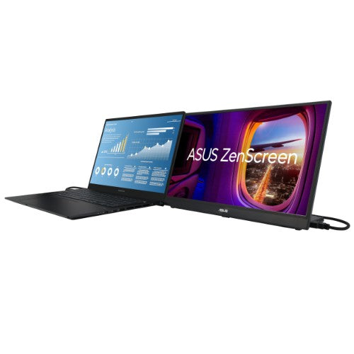 ASUS ZenScreen MB17AHG computer monitor 17.3" 1920 x 1080 pixels Full HD LCD Black