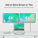 Plugable Technologies USBC-11IN1E laptop dock/port replicator Wired USB 3.2 Gen 1 (3.1 Gen 1) Type-C Silver