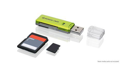 iogear GFR204SD card reader Green