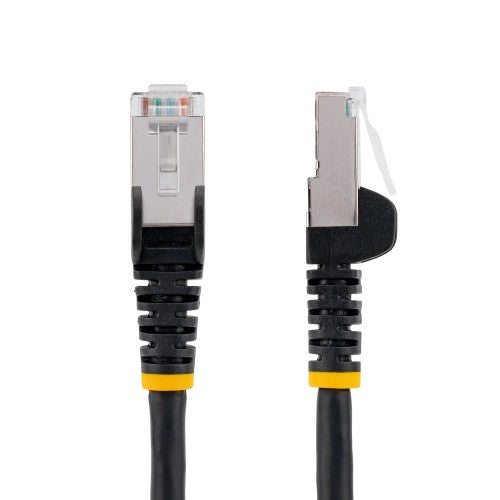 StarTech.com NLBK-25F-CAT6A-PATCH networking cable Black 299.2" (7.6 m) S/FTP (S-STP)