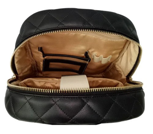 Eco Style St. Tropez Mini backpack City backpack Black Polyurethane (PU)