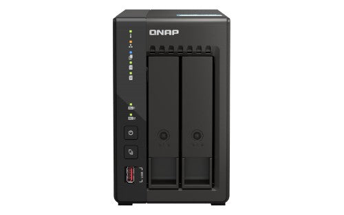 QNAP TS-253E NAS Tower Intel® Celeron® J6412 8 GB 0 TB QNAP Turbo System Black
